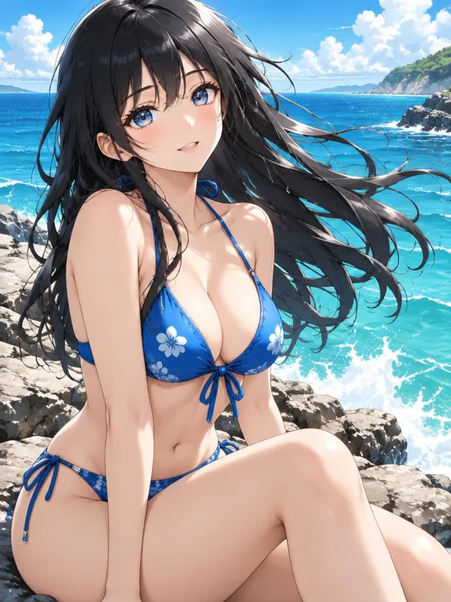Yuna, anime AI girlfriend on Dating Anime AI
